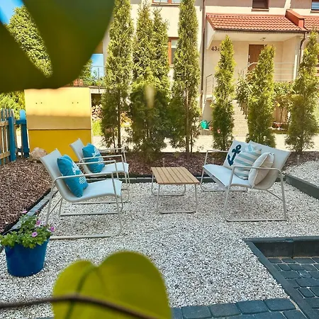 Ahoj! Blisko Plaży, Basen, Prywatny Parking, Ogród, Bezpłatne Wifi Apartamento *
